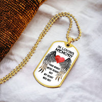 Stainless Steel Key Chain Pendant, To My Daughter... Love Dad, Dog Tag Key Chain, Necklace Accessory - Army Tag Necklace, Dog Tag Necklace