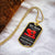 To My Man - I Found My Missing Piece Elegant Dog Tag Necklace - Army Tag Necklace, Dog Tag Necklace