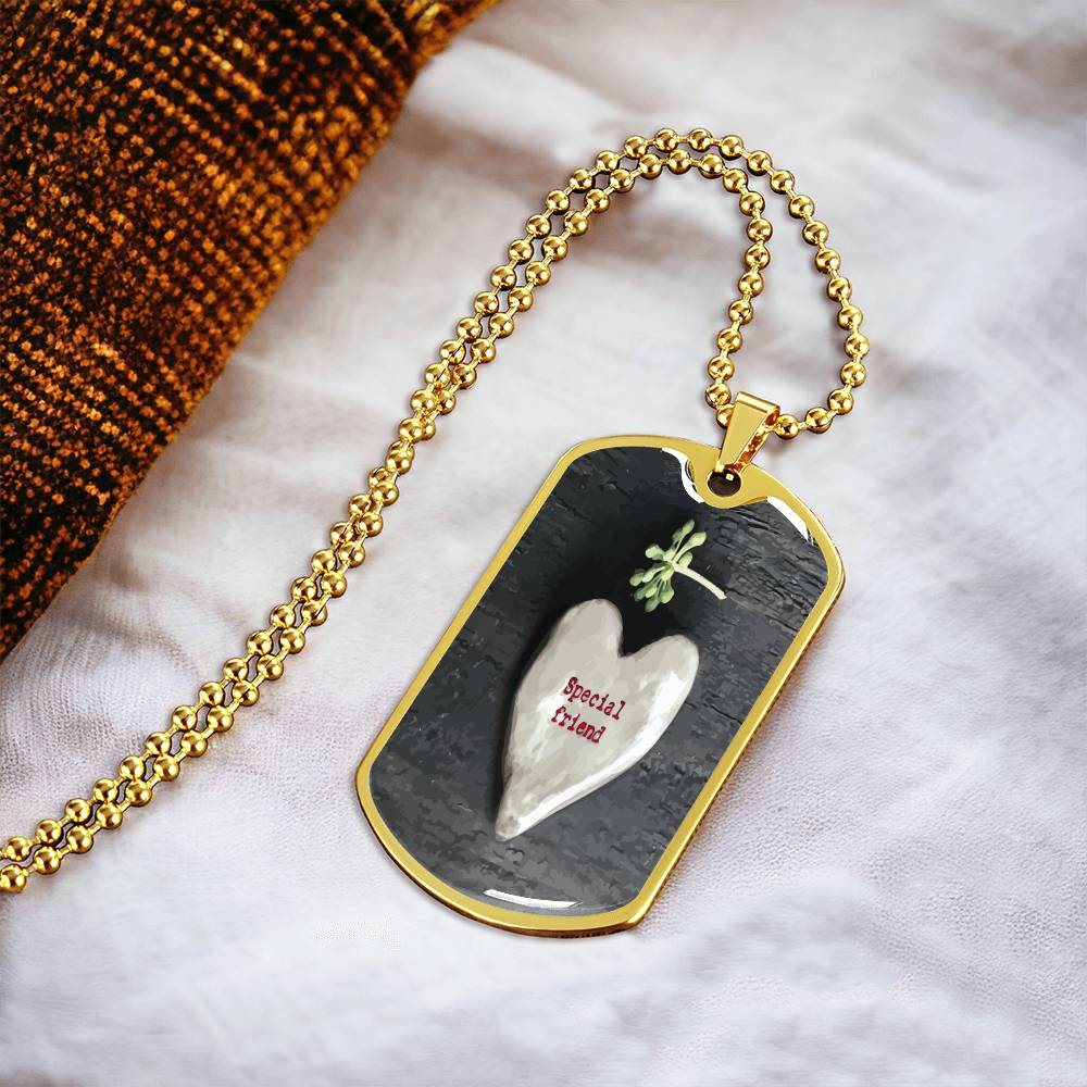 Boyfriend Gift, Lockdown Gift, Christmas Gift, Birthday Gift, Wedding Keepsake, Friendship Gift - Army Tag Necklace, Dog Tag Necklace