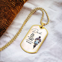 Best Fathers Day Gift Fathers Day Gift For Dad Dog Tag Pendant For Dad - Army Tag Necklace, Dog Tag Necklace