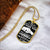 To My Son Necklace, Gift From Mom, Love Message From Mother To Son, Birthday Military Graduation Christmas Son Necklace Gift - Army Tag Necklace, Dog Tag Necklace