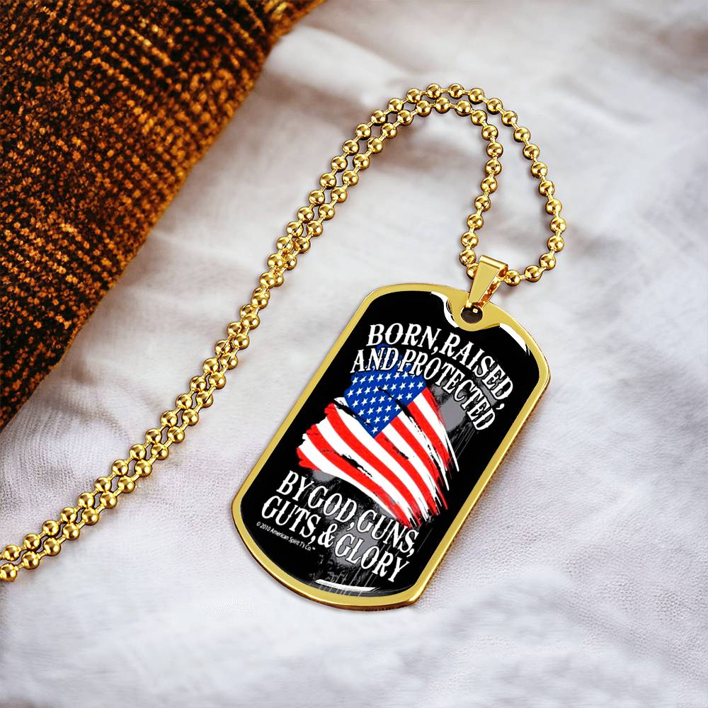 Proud American - Army Tag Necklace, Dog Tag Necklace