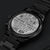 From Mom To Son Never Forget That I Love You Engraved Design Black Chronograph Watch For Men Engraving Chronograph Watch