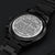 Mm001 - Engraved Design Black Chronograph Watch Gift For Your Man Engraving Chronograph Watch