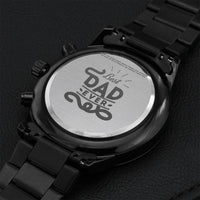 Customize Watch Gifts For Dad Custom Watch For Dad Fathers Gift Watches For Dad Gift From Daughter Father's Gift. Engraving Chronograph Watch