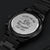 Customized Father And Son Best Friends Fathers Day Black Chronograph Watch Engraving Chronograph Watch