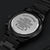 Customize Watch For Him Father's Day Gifts Black Chronograph Engraving Chronograph Watch