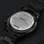 To My Husband Customized Black Chronograph Watch For Father's Day From Wife Engraving Chronograph Watch