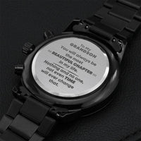 Grandson Most Beautiful Chapter - Chronograph Watch Engraving Chronograph Watch