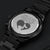 To My Dad - Engraved Design Black Chronograph Watch Engraving Chronograph Watch