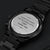 Counting Down The Seconds - Black Chronograph Watch Engraving Chronograph Watch
