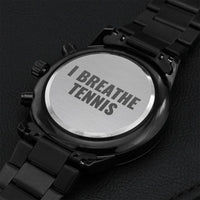 Tennis Watch Engraving Chronograph Watch