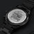 Go Now Gone Fishing Engraved Design Black Chronograph Watch Engraving Chronograph Watch