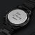 Love Is Always The Answer Men's Black Chronograph Watch Engraving Chronograph Watch