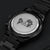 Engraved Design Black Chronograph Watch For My Love Who Is Alaways Close To My Heart Engraving Chronograph Watch