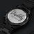 Daddy Est 2021 Black Chronograph Watch Engraving Chronograph Watch