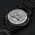 50th Anniversary Gift For Him 2021 Golden Anniversary Gifts Engraved Men's Black Chronograph Watch Engraving Chronograph Watch