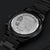 Gift For Step Dad - Thank You For Being The Father You Didn't Have To Be - Black Metal Watch Engraving Chronograph Watch