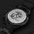 Usmc Father's Day Black Chronograph Watch Engraving Chronograph Watch