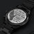 To My Son Never Forget That I Love You Engraved Customized Black Chronograph Watch Mom Gift For Son Engraving Chronograph Watch