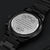 Black Chronograph Watch With Engrave Message For Your Dad... Engraving Chronograph Watch