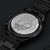 A Gift For Father's Day - Engraved Design Black Water Resistant Watch Engraving Chronograph Watch