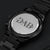 I Love You Dad - Engraved Design Black Chronograph Watch Engraving Chronograph Watch