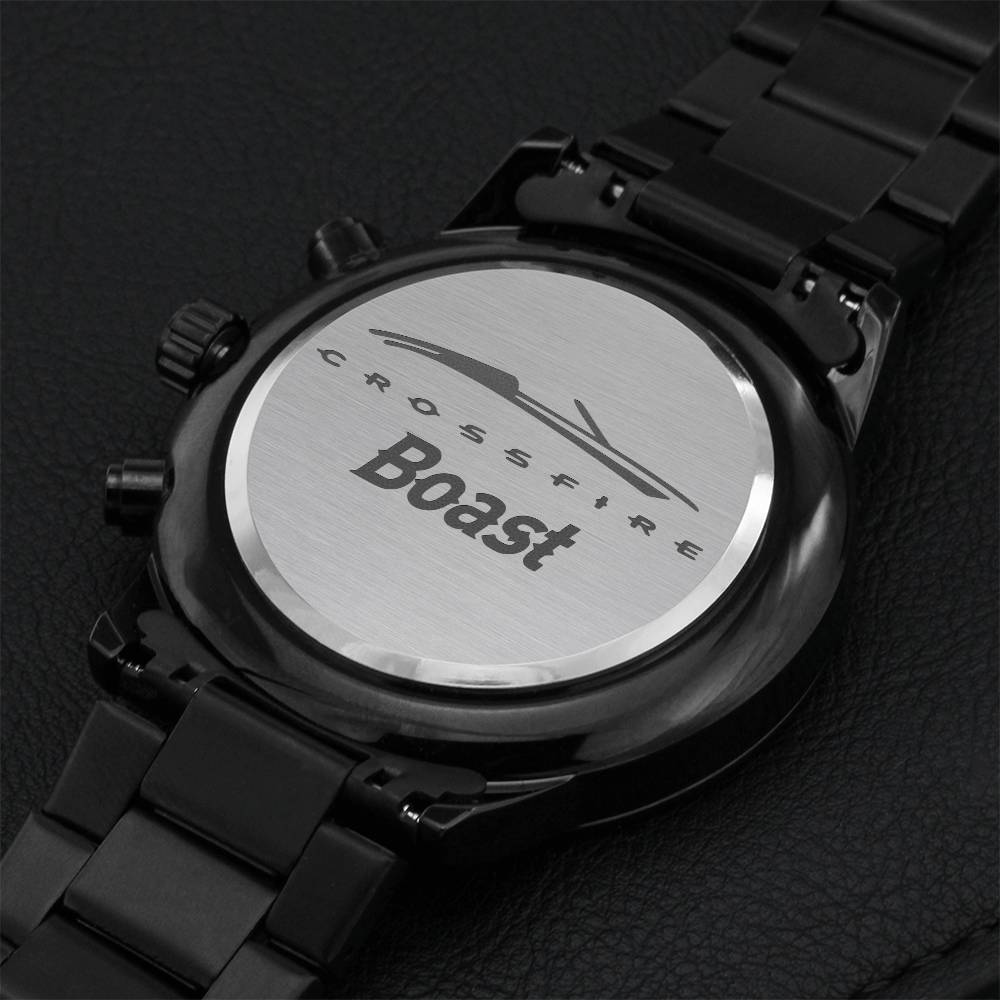 Custom Crossfire Watch For Boast Engraving Chronograph Watch