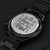 I Have A Hero''i Call Him Dad A Beautiful Black Watch Gift For Your Beloved Father Engraving Chronograph Watch