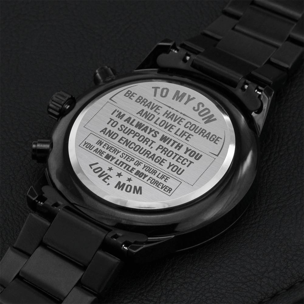 Gift For Son - Every Step - Watch Engraving Chronograph Watch