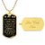 To My Dad - Never Forget That I Love You, Gift For Father's Day, Father's Day Necklace - Army Tag Necklace, Dog Tag Necklace