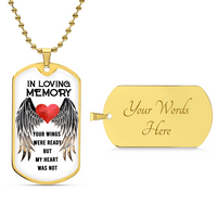 Stainless Steel Key Chain Pendant, To My Daughter... Love Dad, Dog Tag Key Chain, Necklace Accessory - Army Tag Necklace, Dog Tag Necklace