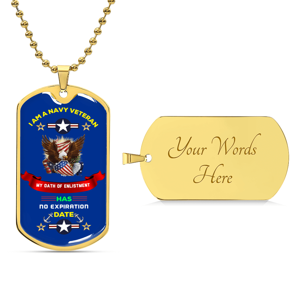 Navy Veteran Amazing S Dog Tag - Army Tag Necklace, Dog Tag Necklace