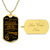 To My Grandson - Gift From Grandpa - Army Tag Necklace, Dog Tag Necklace