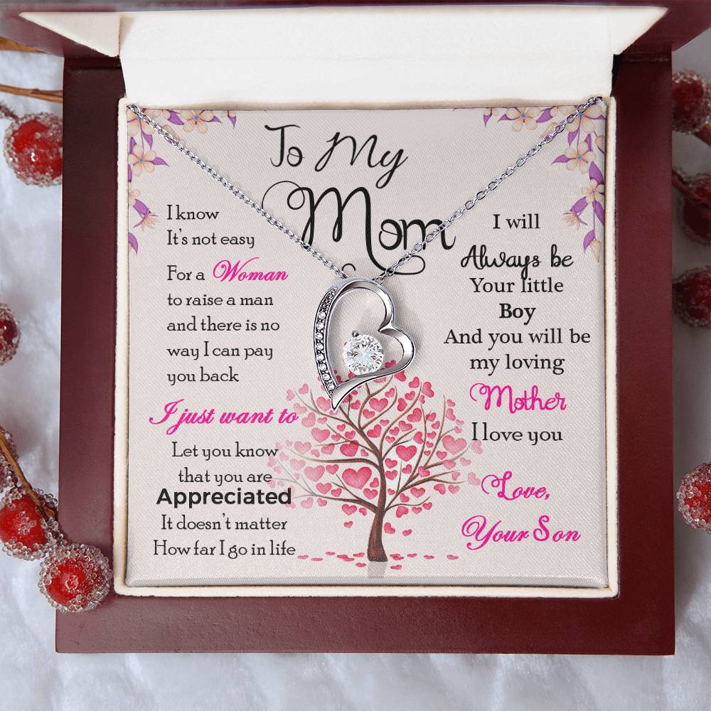 Neckless For Mother By Son Forever Love Necklace