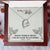 To My Wife - Never Be A Prisoner Of Your Past - Forever Love Necklace Forever Love Necklace