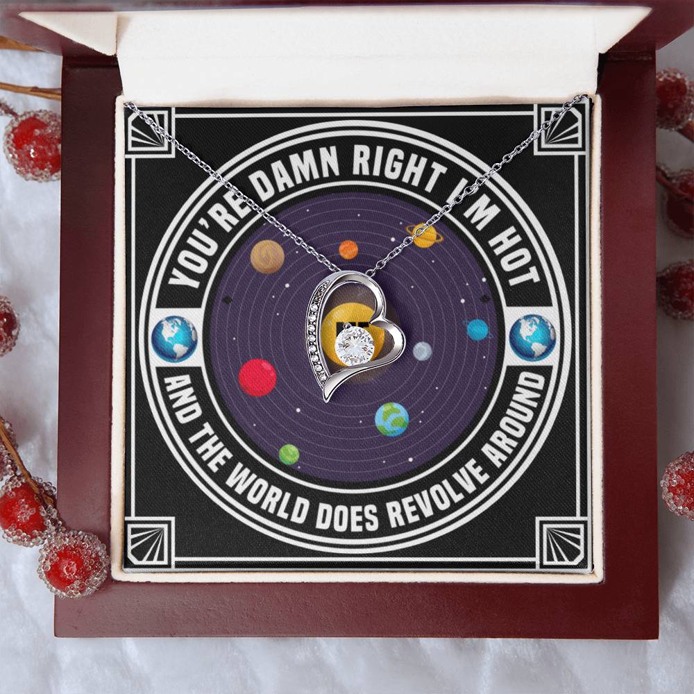 Yes I Know I’m Hot Forever Love Necklace