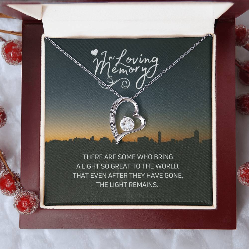 In Loving Memories Forever Love Necklace