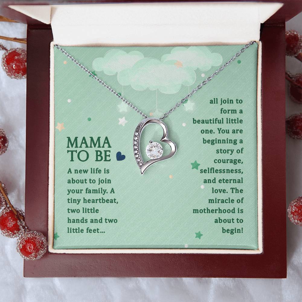 Mama To Be A New Life - Forever Love Necklace Forever Love Necklace