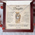 To My Daughter I Can'T Promise I Will Be Here For The Rest Of Your Life Forever Love Necklace Forever Love Necklace