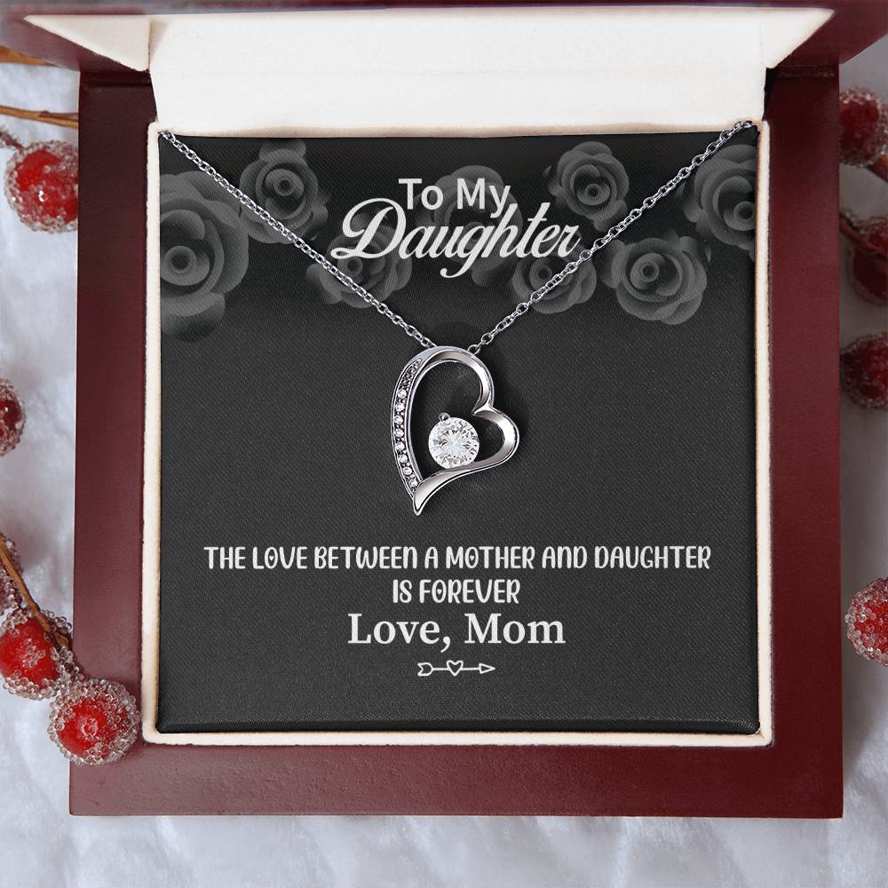 To My Daughter Beautiful Chapters Daughter Necklace Gift For Daughter Xmas Christmas Daughter Gift From Mom 7 Forever Love Necklace