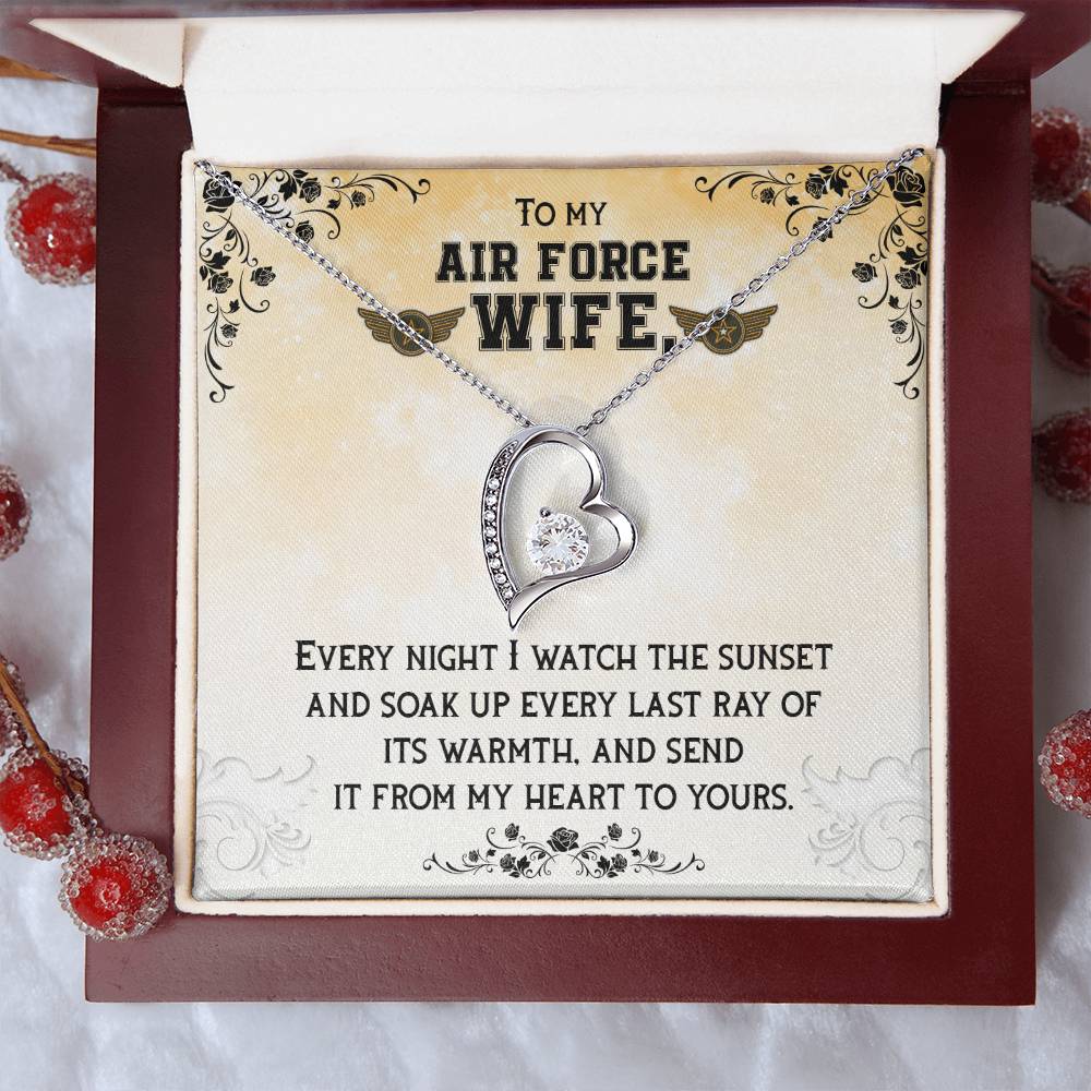 Forever Love Necklace To My Air Force Wife 1 Forever Love Necklace