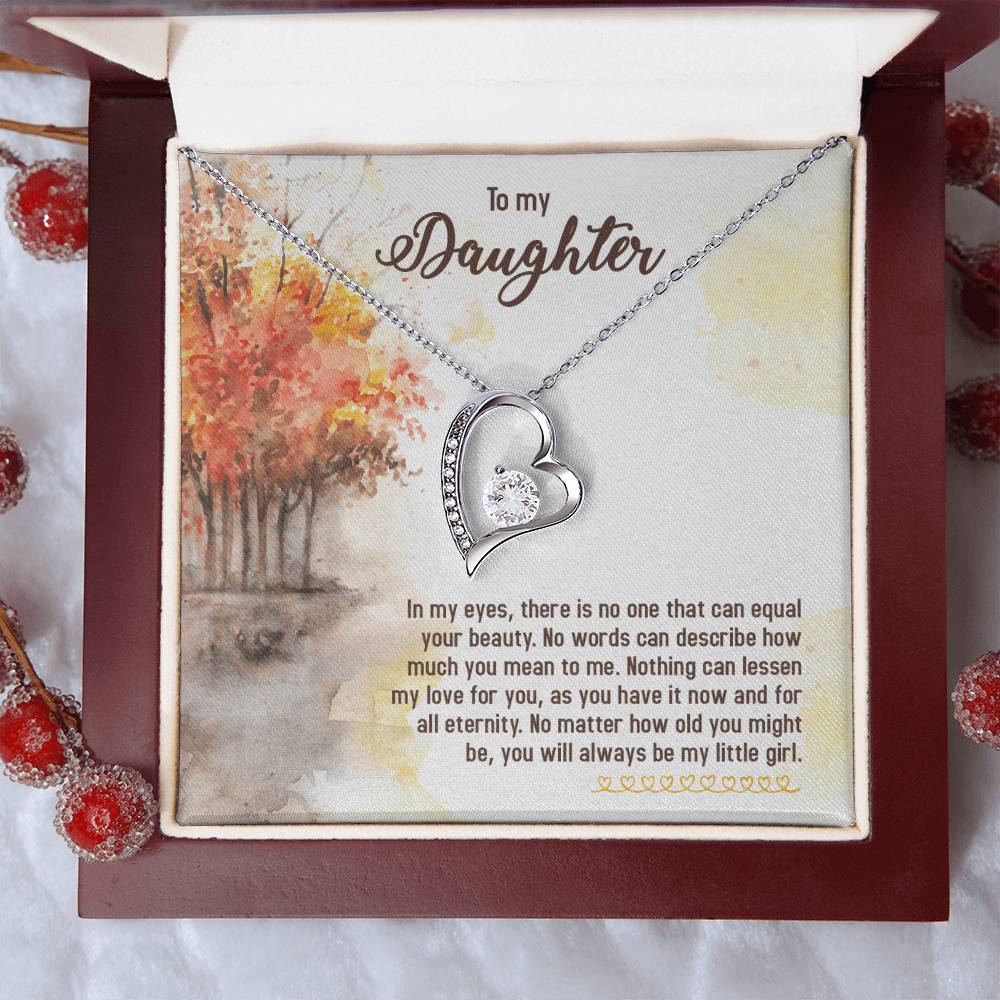 To My Daughter Moon And Back Necklace Meaningful Necklace For Daughter Sterling Silver Dad To Daughter Necklace Forever Love Necklace