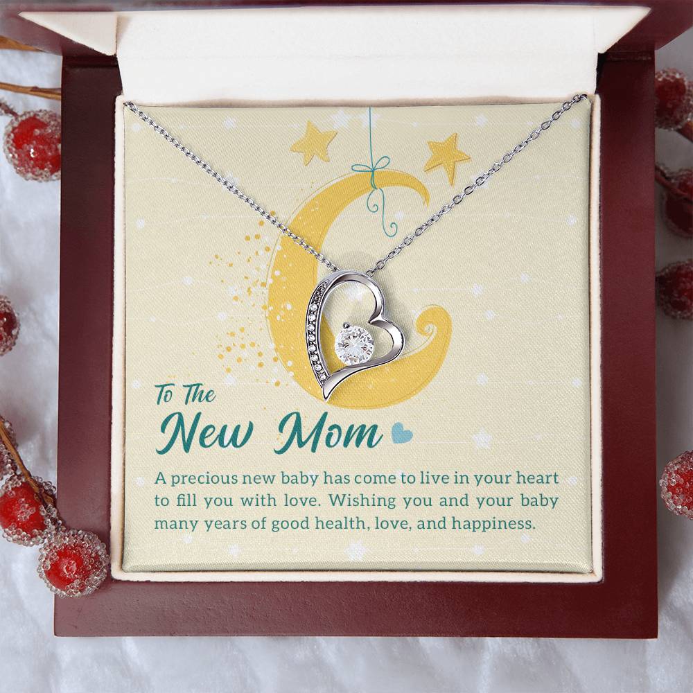 Forever Love Necklace For New Mom Gift For New Mom Forever Love Necklace