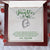 To My Daughter - I Want You To Believe Deep In Your Heart That You Are Capable Of Achieving Anything - Forever Love Necklace