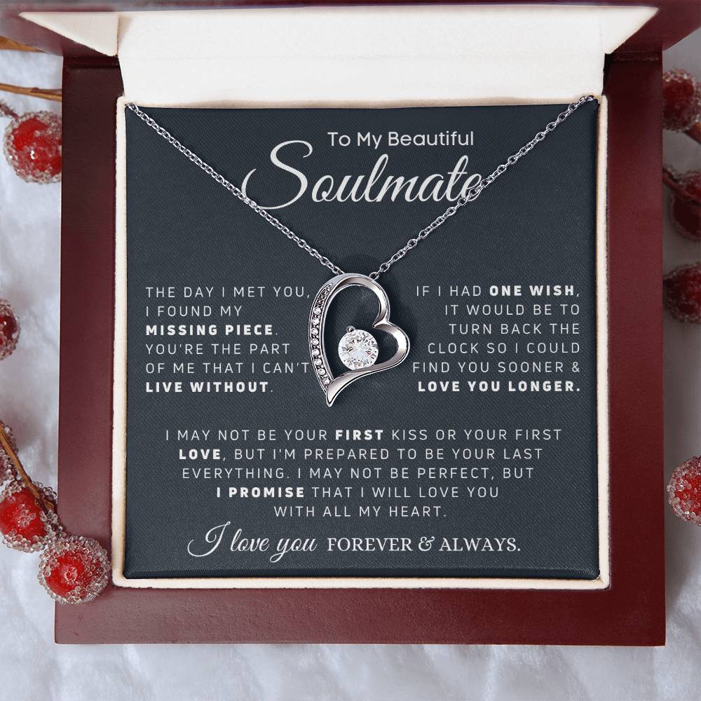 Soulmate - My Missing Piece -  Forever Love Necklace Forever Love Necklace