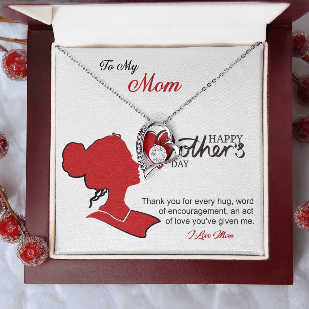 I Love Mom Mother Necklace 1 Forever Love Necklace