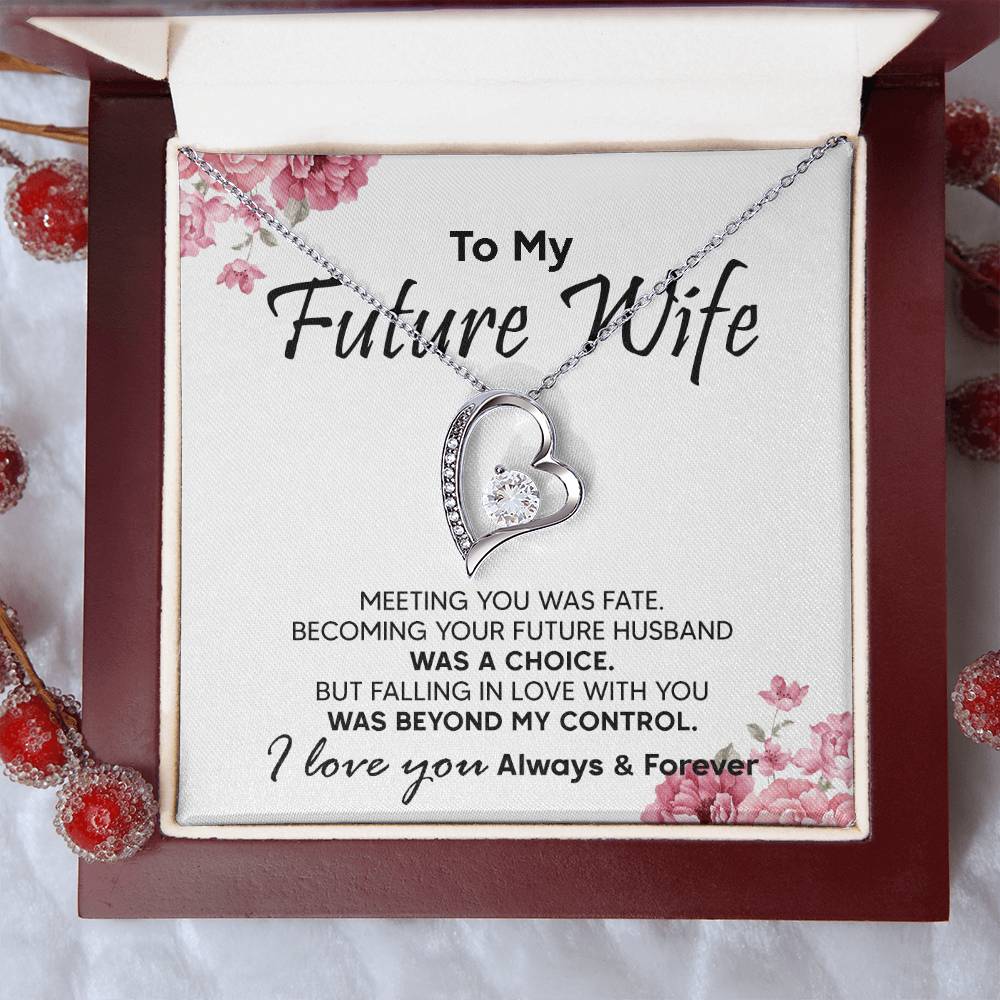To My Future Wife - Forever Love Necklace - So145 Forever Love Necklace