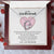 To My Girlfriend - Everything Has Led Me To You - Necklace Forever Love Necklace