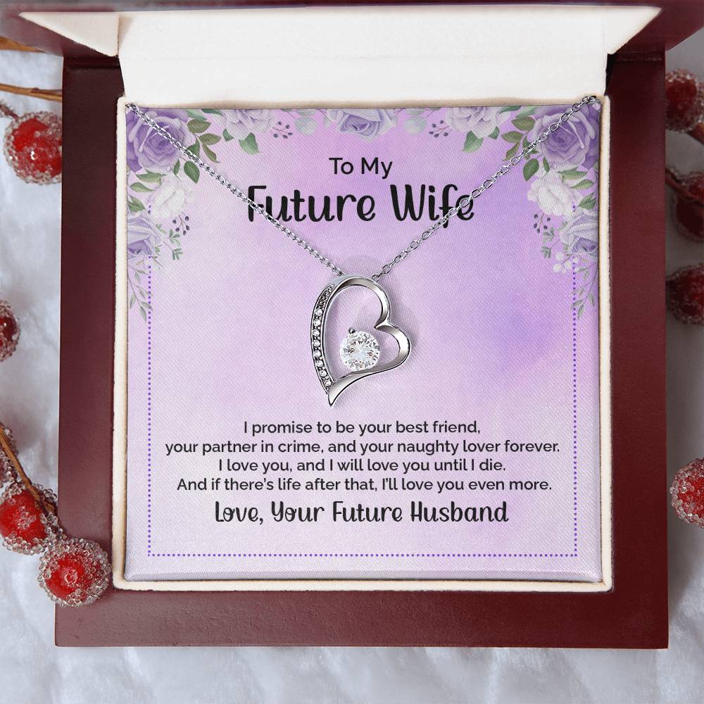 To My Future Wife I Promise To Be Your Best Friend 1 Forever Love Necklace
